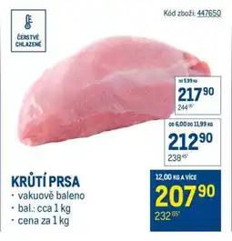 Makro Krůtí prsa nabídka