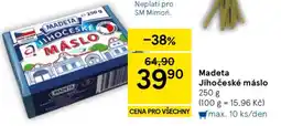 Tesco Madeta Jihočeské máslo nabídka