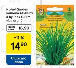 Tesco Nohel Garden Semena zeleniny a bylinek CS2 nabídka