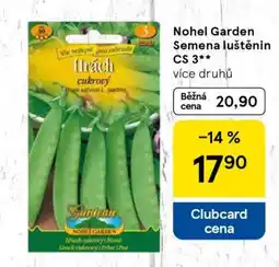 Tesco Nohel Garden Semena luštěnin CS 3 nabídka