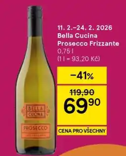 Tesco Bella Cucina Prosecco Frizzante nabídka