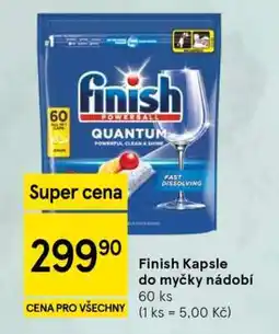 Tesco Finish Kapsle do myčky nádobí nabídka