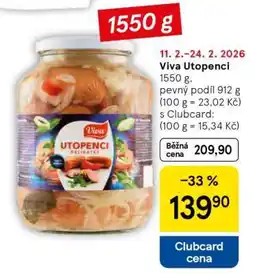 Tesco Viva Utopenec nabídka