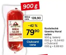 Tesco Kostelecké uzeniny Horal Salám nabídka