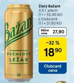 Tesco Zlatý Bažant nabídka