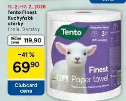 Tesco Tento Finest Kuchyňské utěrky nabídka