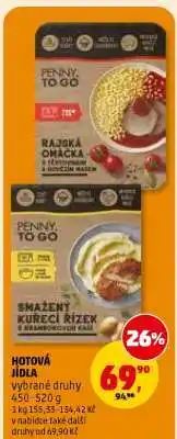 Penny Market PENNY TO GO Hotová jídla nabídka