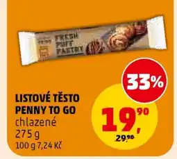 Penny Market LISTOVÉ TĚSTO PENNY TO GO nabídka