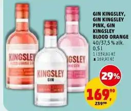 Penny Market Gin Kingsley, Gin Kingsley Pink, Gin Kingsley Blood Orange nabídka