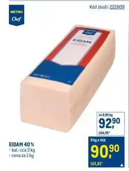 Makro Eidam 40 % nabídka