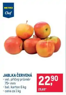 Makro Jablka červená nabídka