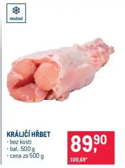 Makro Králičí hřbet nabídka