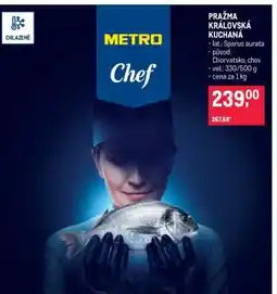 Makro Pražma královská kuchaná nabídka