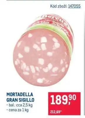 Makro MORTADELLA GRAN SIGILLO nabídka