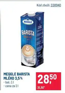 Makro Meggle barista mléko 3,5 % nabídka