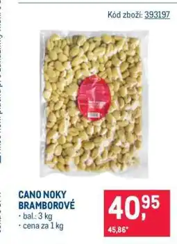 Makro Cano noky bramborové nabídka