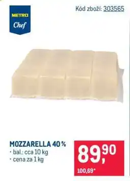 Makro Mozzarella 40 % nabídka