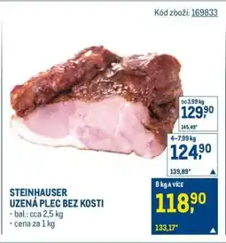 Makro STEINHAUSER UZENÁ PLEC BEZ KOSTI nabídka