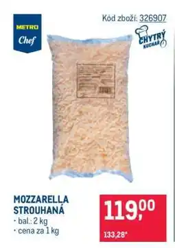 Makro Mozzarella strouhaná nabídka