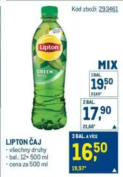 Makro Lipton čaj nabídka