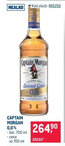 Makro CAPTAIN MORGAN 0,0 % nabídka