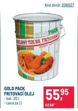 Makro Gold Pack fritovací olej nabídka