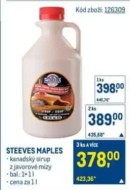 Makro Steeves Maples nabídka