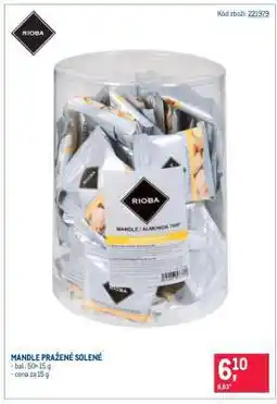 Makro Mandle pražené solené nabídka