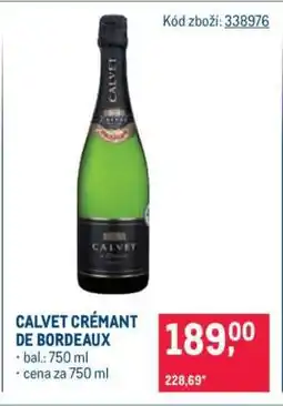 Makro CALVET CRÉMANT DE BORDEAUX nabídka