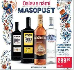 Makro FERNET STOCK ORIGINAL 35 %, CITRUS 27 % nabídka