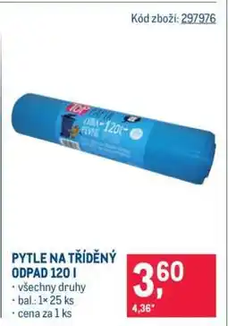 Makro Pytle na tříděný odpad 120 l nabídka