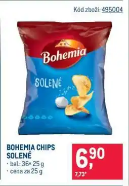 Makro Bohemia chips solené nabídka