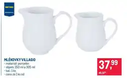 Makro MLÉKOVKY VILLAGIO nabídka