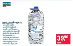 Makro Destilovaná voda 5 l nabídka