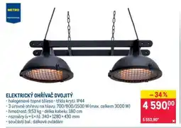 Makro ELEKTRICKÝ OHŘÍVAČ DVOJITÝ nabídka
