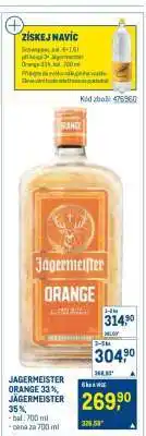 Makro Jägermeister Orange 33% nabídka