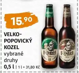Terno VELKOPOPOVICKÝ Kozel vybrané druhy nabídka
