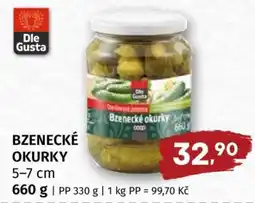 Terno BZENECKÉ OKURKY nabídka