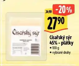 Albert Císařský sýr 45% nabídka
