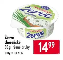 Qanto Žervé choceňské nabídka