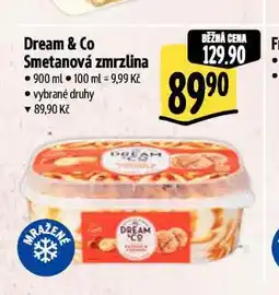 Albert Dream & co zmrzlina nabídka