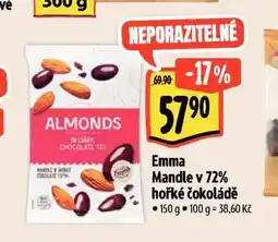 Albert Emma mandle v hořké čokoládě nabídka