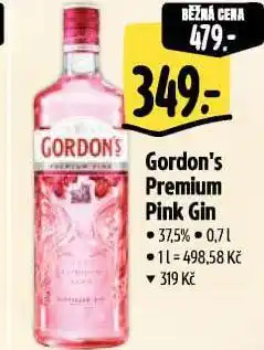 Albert Gordon's gin nabídka