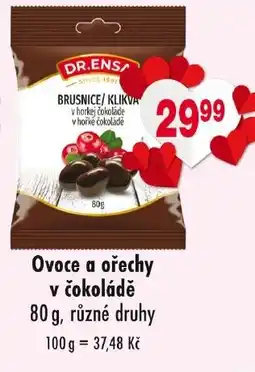 Qanto Dr.Ensa Ovoce a ořechy v čokoládě nabídka