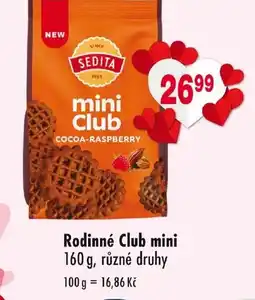 Qanto Sedita Rodinné Club mini nabídka