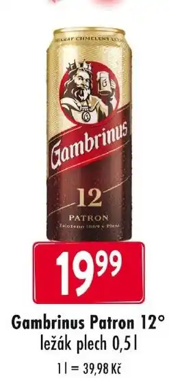 Qanto Gambrinus Patron 12° nabídka