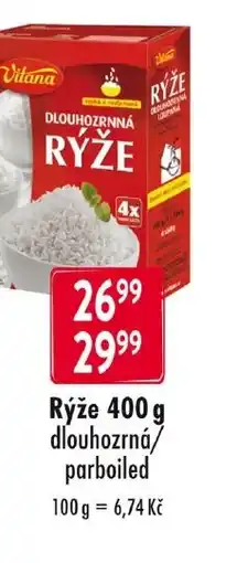 Qanto Vitana Rýže dlouhozrná/ parboiled nabídka