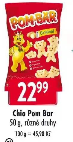 Qanto Chio Pom Bar nabídka