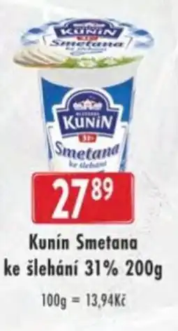 Astur&Qanto Kunín Smetana ke šlehání 31% nabídka
