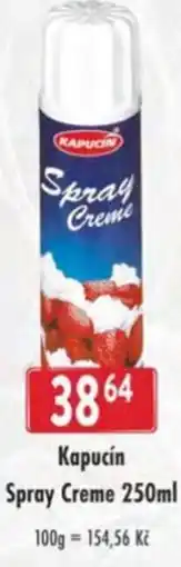 Astur&Qanto Kapucin Spray Creme nabídka